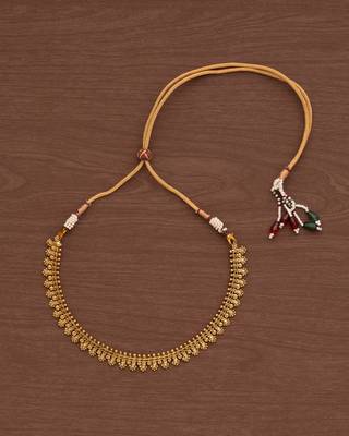 Antique gold choker with dori  2