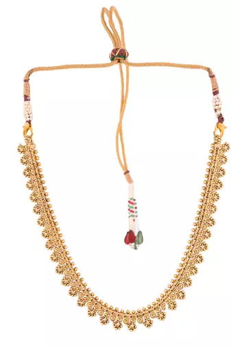 Antique gold choker with dori 