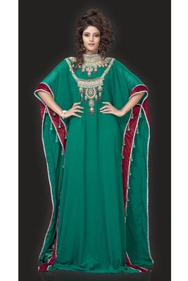 Designer islamic maxi kaftan 1