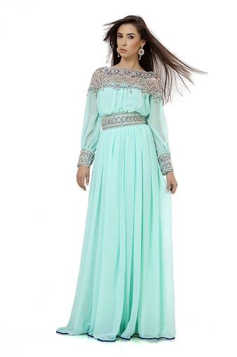 Arabic designer kaftan gown for womens