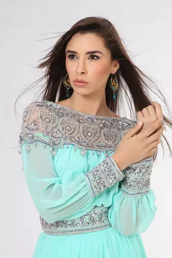 Arabic designer kaftan gown for womens