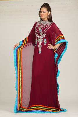 Arabic long maxi party wear kaftan 1