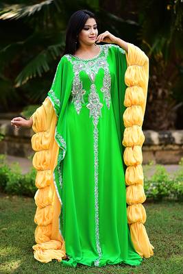 Partywear designer arabic kaftan 1