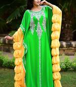 Partywear designer arabic kaftan