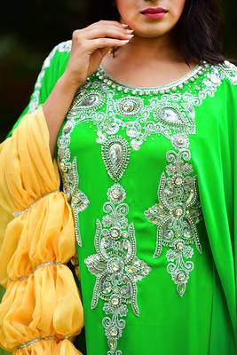 Partywear designer arabic kaftan 2