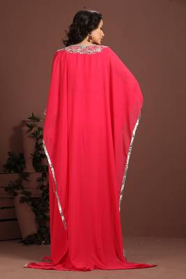 Supercool pink designer arabic caftan 3