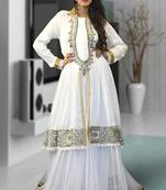 White Designer maxi Dress