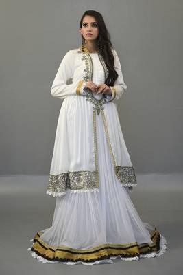 White Designer maxi Dress 2
