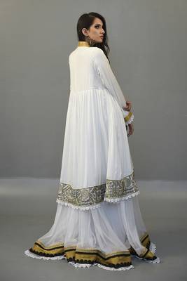 White Designer maxi Dress 5