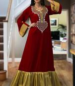 Maroon Exclusive Maxi Dress