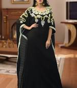 Black modest free size kaftan