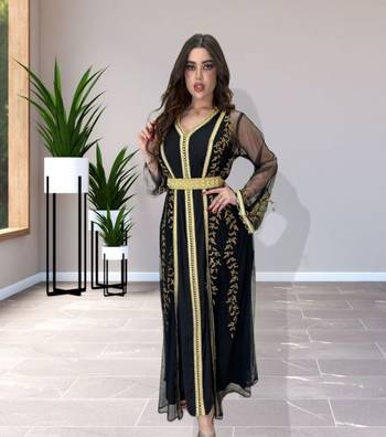 Sale Dress Moroccan Dubai Kaftan Wedding Bridesmaid African Abaya Gown Women Dress 101 1