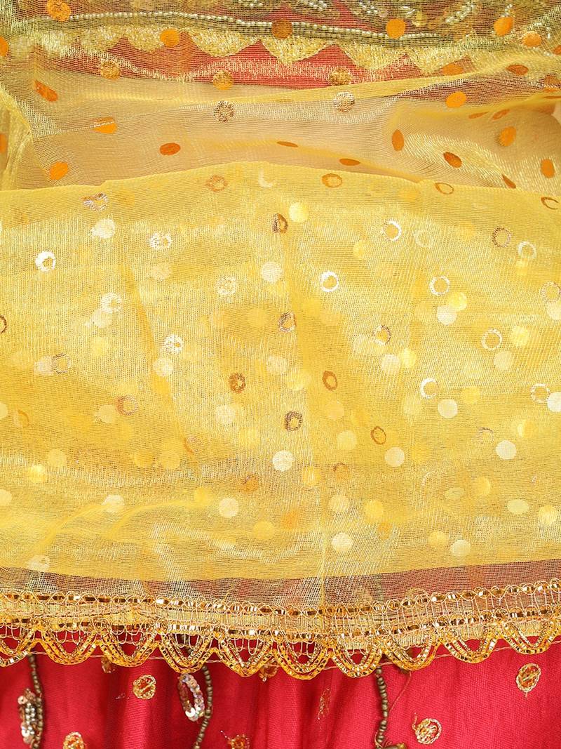 Namaskar Jacquard Embroidered Women Bridal Dupatta