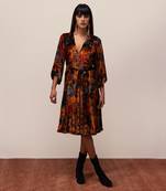 Nargis midnight midi dress