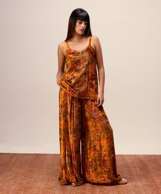 Nargis cami top and pant set 2