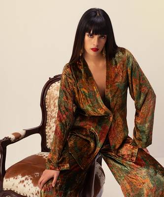 Nargis green co-ord set 3