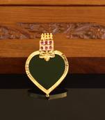 Kerala style gold platted palakka pendant