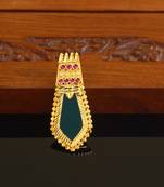 Kerala style gold platted nagapadam palakka pendant