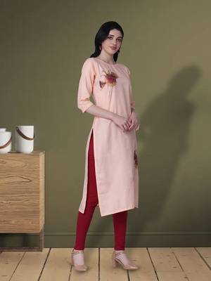 Arriva fab pure cotton desinger hand printed kurti 3