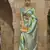 Sea Green silk blend Saree With Unstitched Blouse Piece