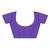 Kimisha women's purple silk saree with unstitched blouse piece