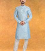 Art silk kurta pajama traditional wear