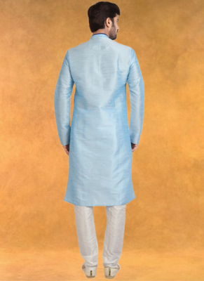 Art silk kurta pajama traditional wear 2