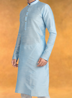 Art silk kurta pajama traditional wear 3