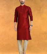 Art silk kurta pajama traditional wear