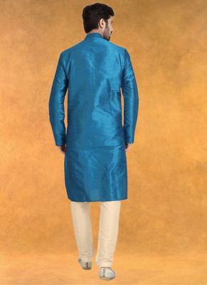 Art silk kurta pajama traditional wear 2