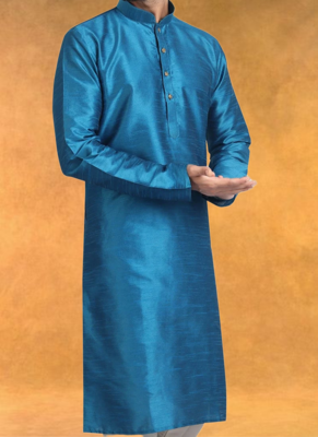 Art silk kurta pajama traditional wear 3