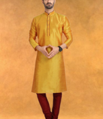 Art silk kurta pajama traditional wear