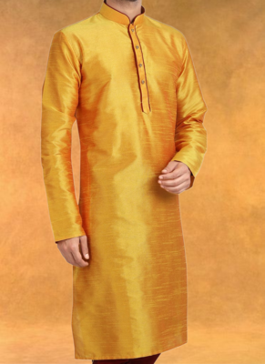 Art silk kurta pajama traditional wear 3