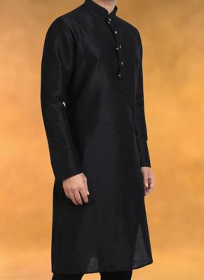 Art silk kurta pajama traditional wear 3