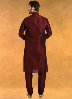 Art silk kurta pajama traditional wear 2