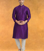 Art silk kurta pajama traditional wear