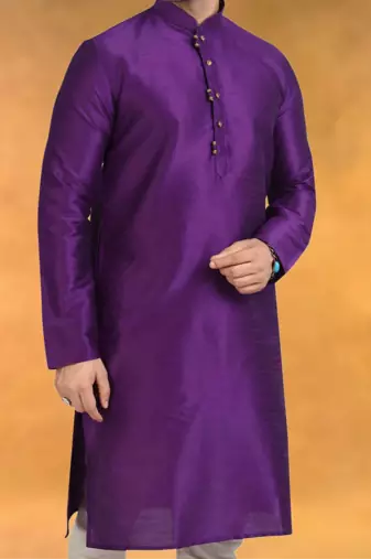 Art silk kurta pajama traditional wear