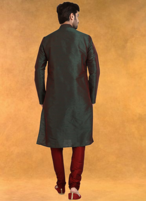 Art silk kurta pajama traditional wear 2