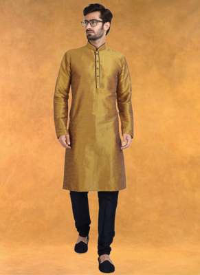 Art silk kurta pajama traditional wear 1