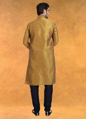Art silk kurta pajama traditional wear 2