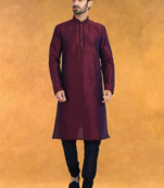 Art silk kurta pajama traditional wear
