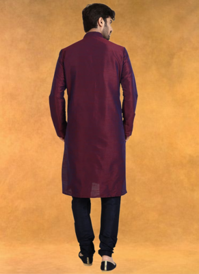 Art silk kurta pajama traditional wear 2