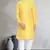 Yellow art dupion silk mens plain kurta pajama