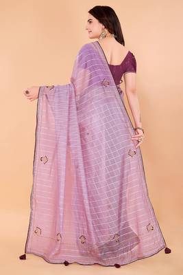 Organza Saree For Women With Blouse Kothari29101 3