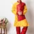 embroidery and sequins work dupion silk kurta side jacket and pajama set for boys
