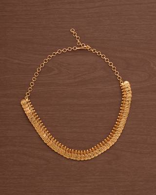 Golden kasu mala short choker one gram gold  2