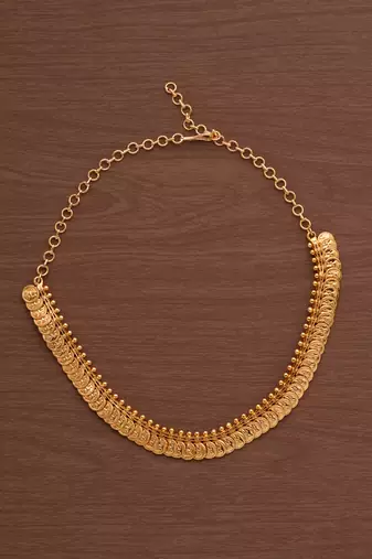 Golden kasu mala short choker one gram gold 