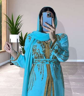 Sale Dress Moroccan Dubai Kaftan Wedding Bridesmaid African Abaya Gown Women Dress 106 3