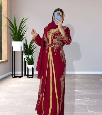 Sale Dress Moroccan Dubai Kaftan Wedding Bridesmaid African Abaya Gown Women Dress 107 2