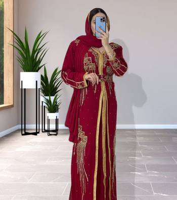 Sale Dress Moroccan Dubai Kaftan Wedding Bridesmaid African Abaya Gown Women Dress 107 3